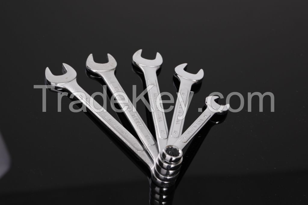 Middly Wrench Set, Combination Wrench, Open-ring Spanner, Cr-v