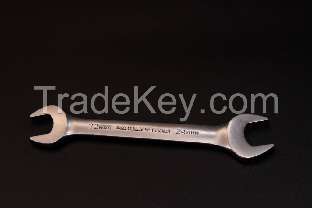 Double Open-End Wrench/Open Spanner, Matt, 8-9mm Cr-V