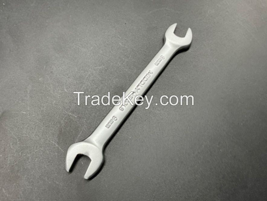 Double Open-End Wrench/Open Spanner, Matt, 8-9mm Cr-V