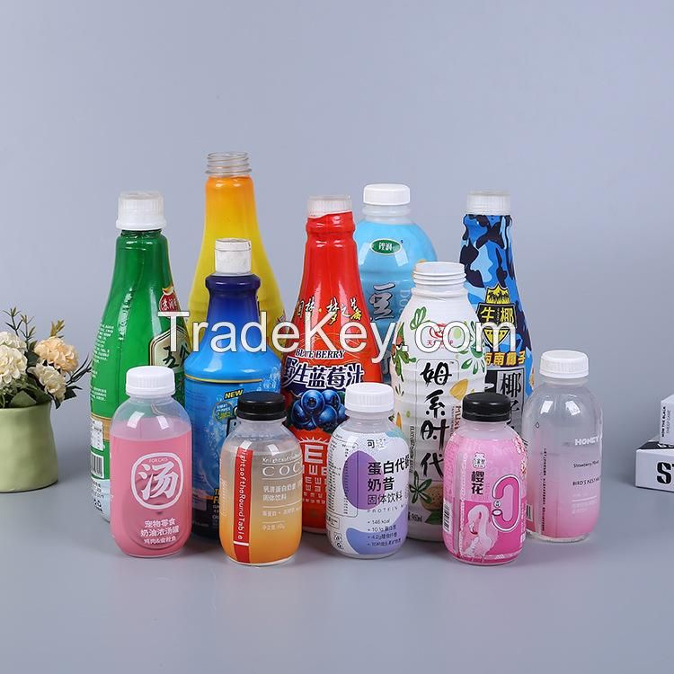 PETG shrink film for packing daily use chemical and beverage