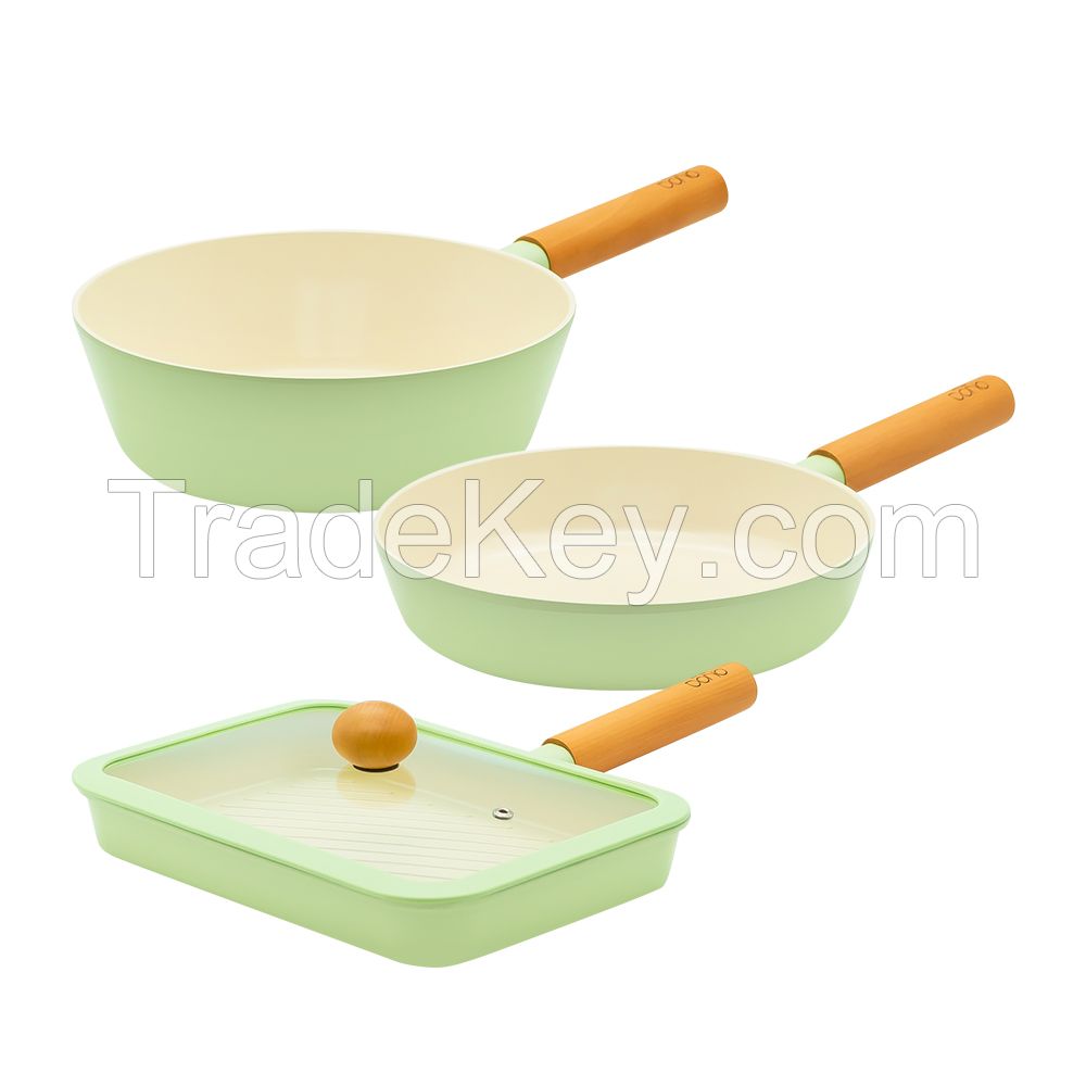 Ceramic coated cookware_Melon&amp;Soda