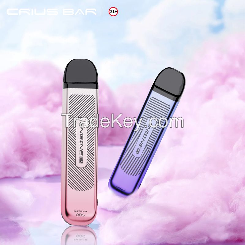 2ml refillable and disposable pod system vape E-cigarette Factory direct wholesale