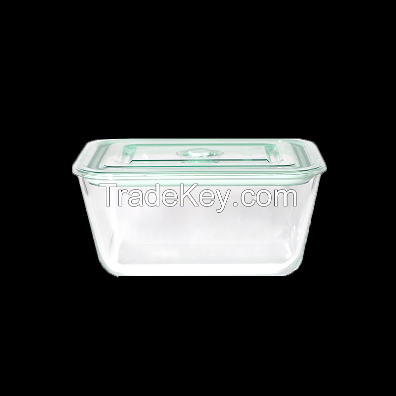 Hot Sales Oven Safe High Borosilicate Glass Vacuum Insulated Food Storage Container
