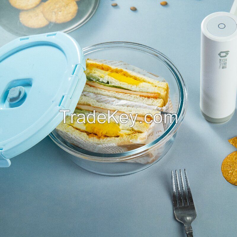 Hot Selling Meal Prep Container With Lock Lid Eco Friendly Airtight Glass Food Storage