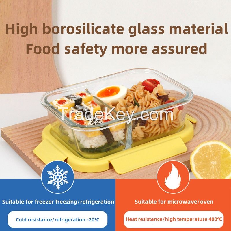 Bestfull Heat-resistant High Borosilicate Preservation Oven Kitchen Glass Food Container With Silicone Valve