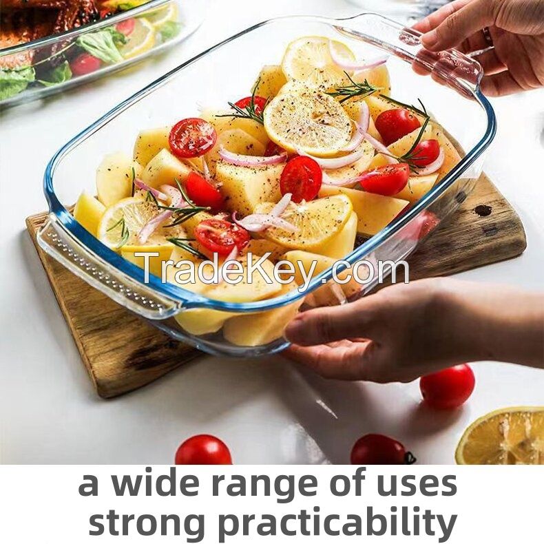 Bestfull Non Stick Baking Dish Bakeware Pans Borosilicate Glass Oven Baking Dishes