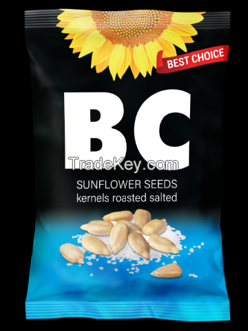 Sunflower seed kernels roasted