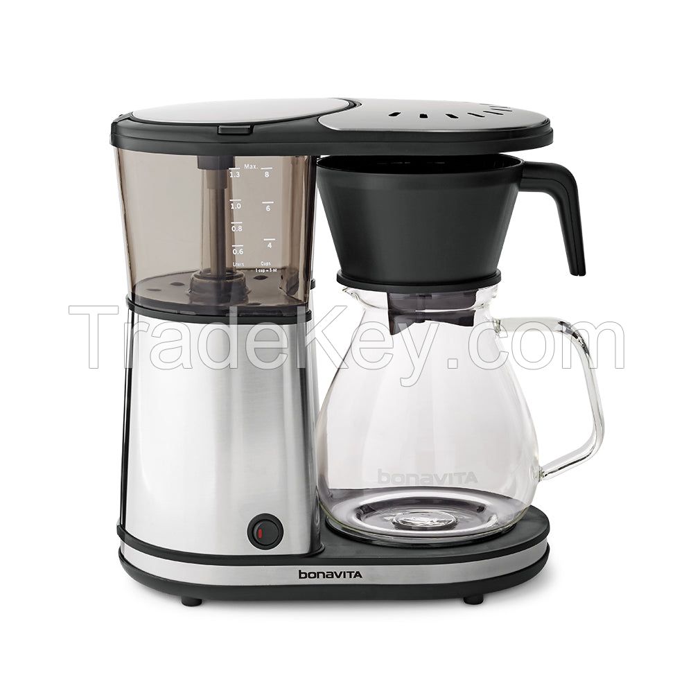 Bonavita 8 Cup Glass Carafe Coffee Brewer With Warming Plate