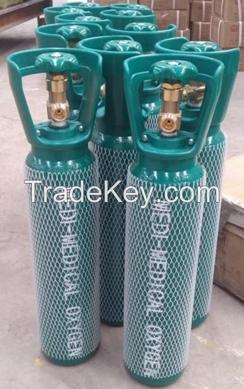 ISO9809-3 150BAR 3L 5L 6L 7L 10L 13.4L 15L SEAMLESS STEEL GAS CYLINDER