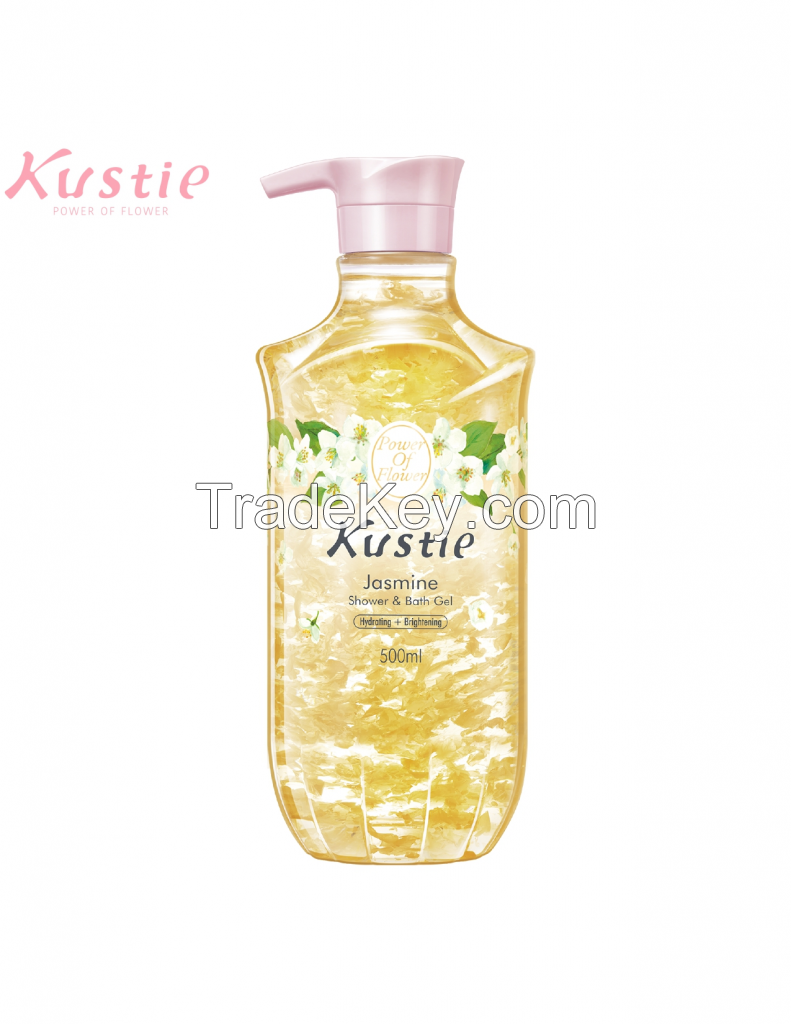 Kustie Real Flower Jasmine Shower & Bath Gel