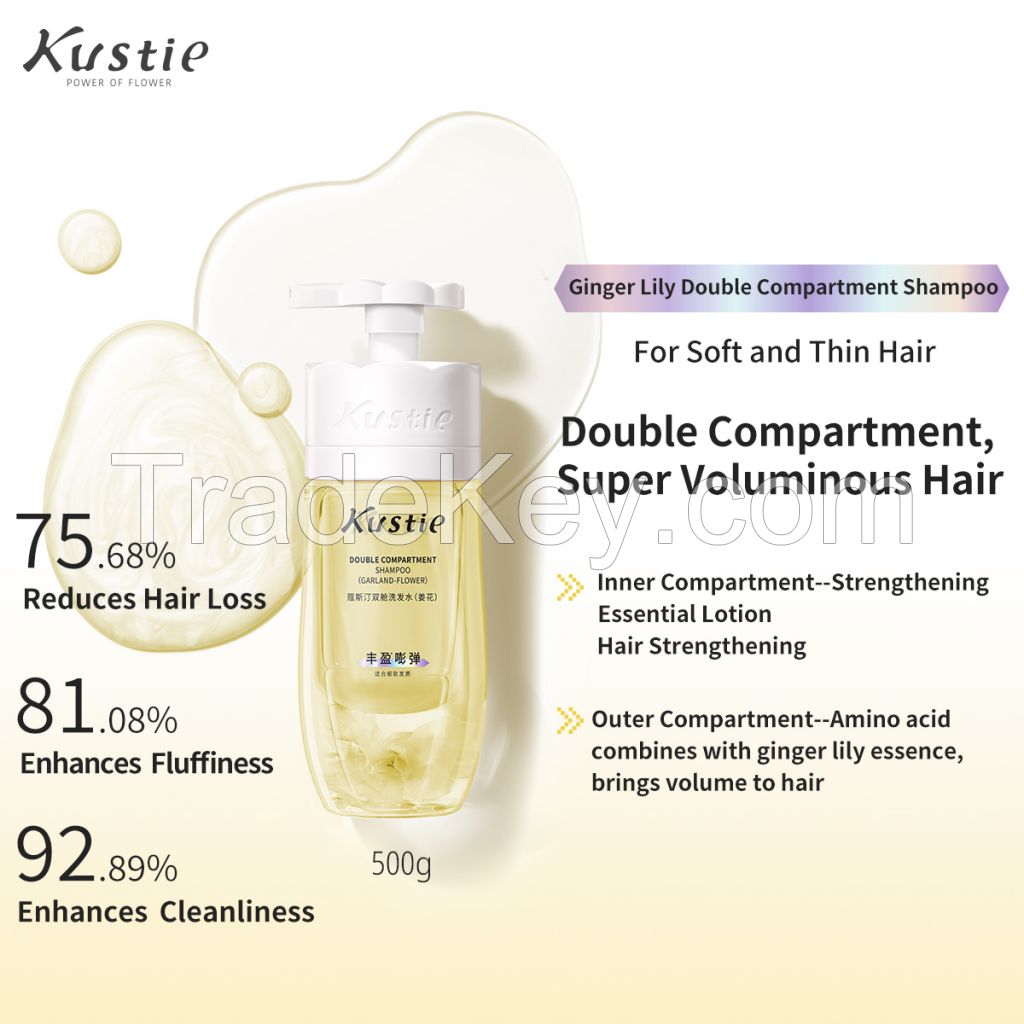 Kustie Real Flower Rose Scalp Care Shampoo