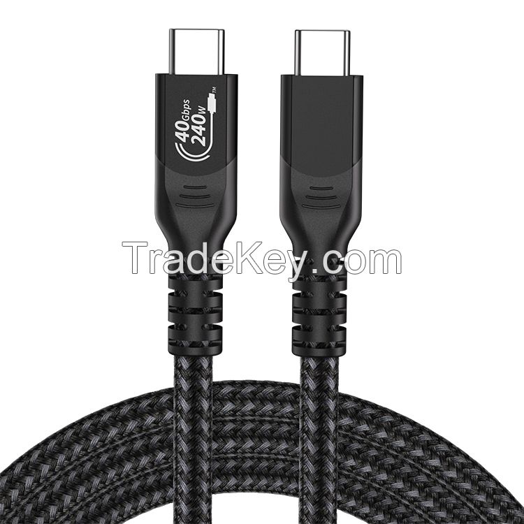 USB4 240W CM/CM tinned coaxial Cable