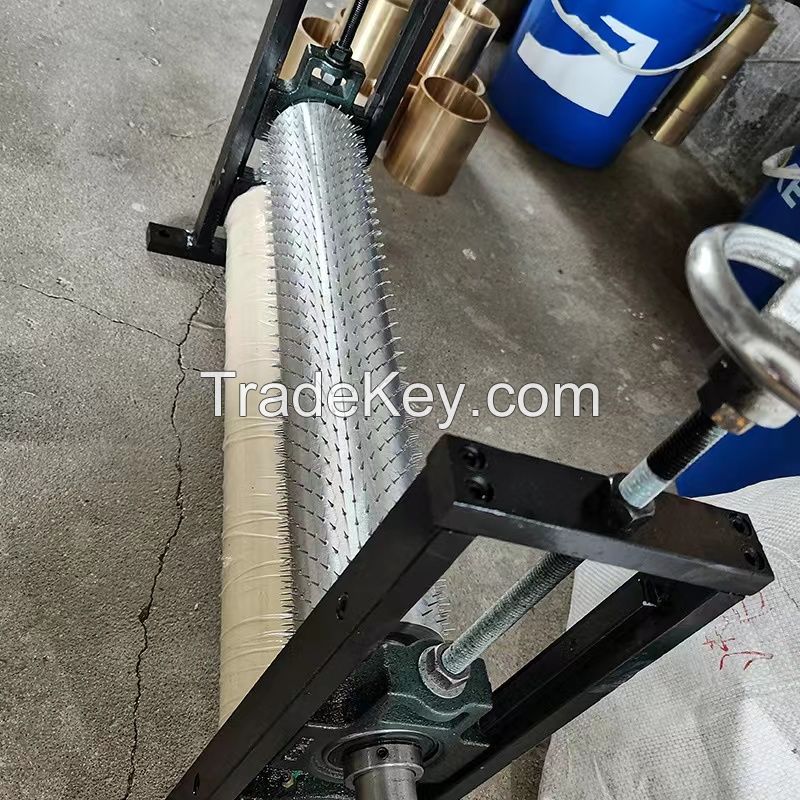 Hot needle micro perforation machine with rotary perforation roller for bopp cpp pe film