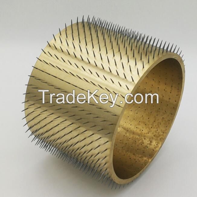 hot needle perforating roller pinned perforationg roller for micro perforation machine