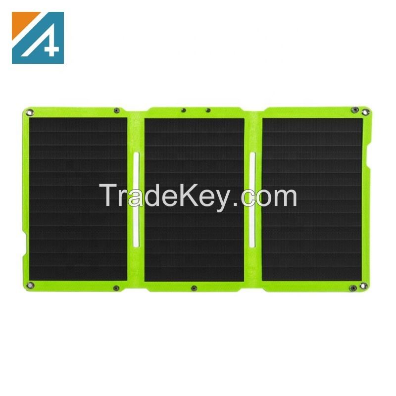 OEM ODM Fold Solar Cell Panel 5V 9V 30W Mini ETFE Usb Cell Phone Battery Portable