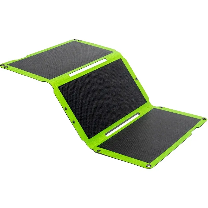 Solar Charger 30 Watt Portable Solar Panel folding design fast charging smart phone ipad USB Type C output