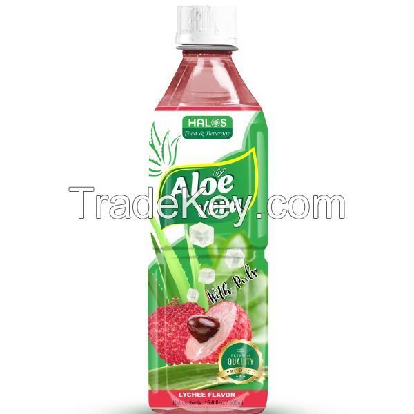 Halos Aloe Vera Drink with Fruit Juice Flavor - Manufacturer Aloe Vera From Vietnam