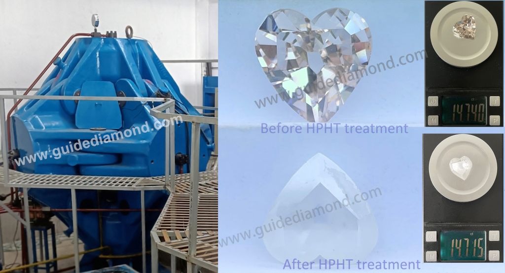 China-leading HPHT Cubic Press Machine CVD Diamond Color Enhancement Turnkey Project Provider