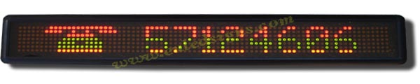 LED Display - One Line Indoor 7.62 PITCH