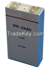 24Ah LFP lithium-ion prismatic cell