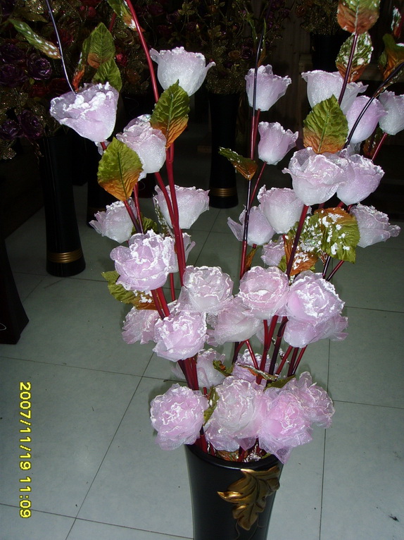 silk flower--rose