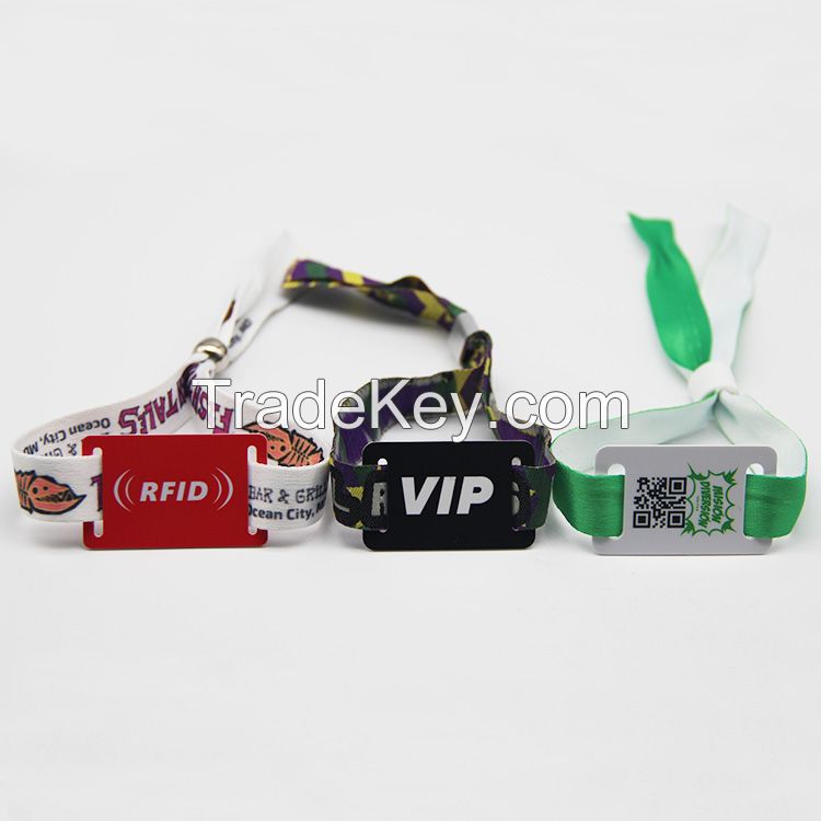 RFID Disposable Fabric wristbands