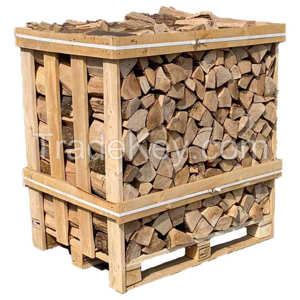 Kiln Dried ASH OAK BIRCH BEECH Logs Large Crate Top Quality Kiln Dried Split Firewood / Beech Firewood/ KD firewood on pallet