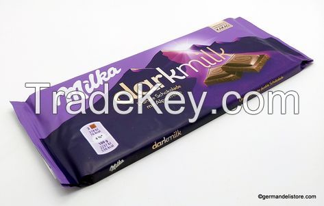 Hot Selling Chocolate Milk Sweet Chocolate Milka Chocolate All Flavor Available 100g For sale