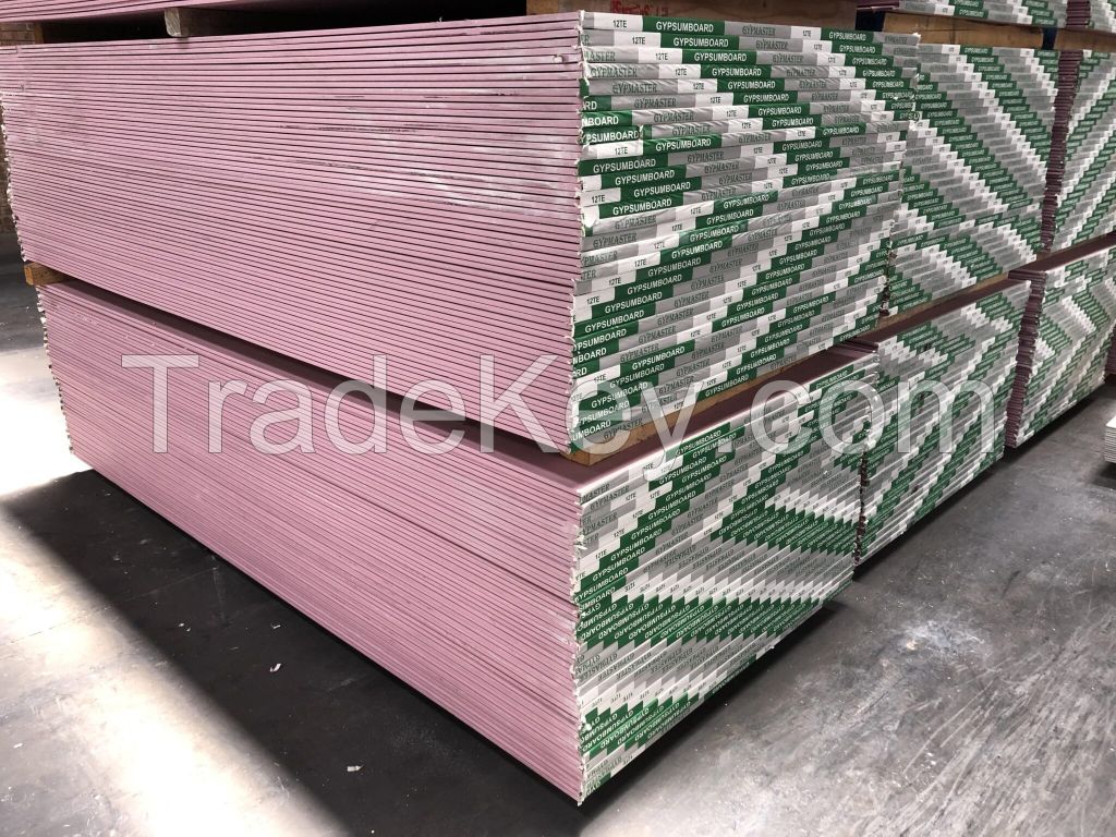 Construction real estate insulated Gypsum Plasterboard for Ghana