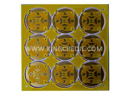 Single side Cu-base PCB with ENIG