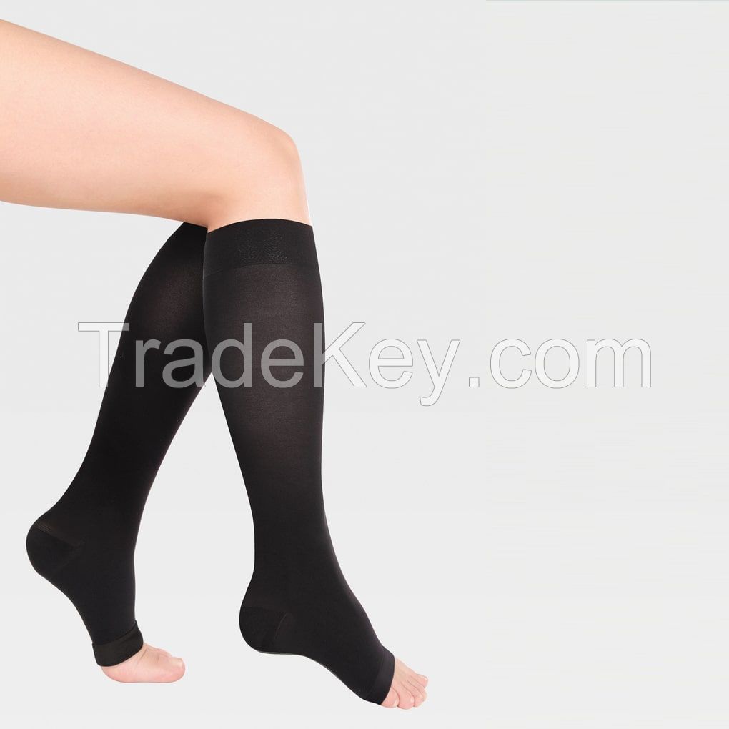 Compression Open-toed knee socks ID-210