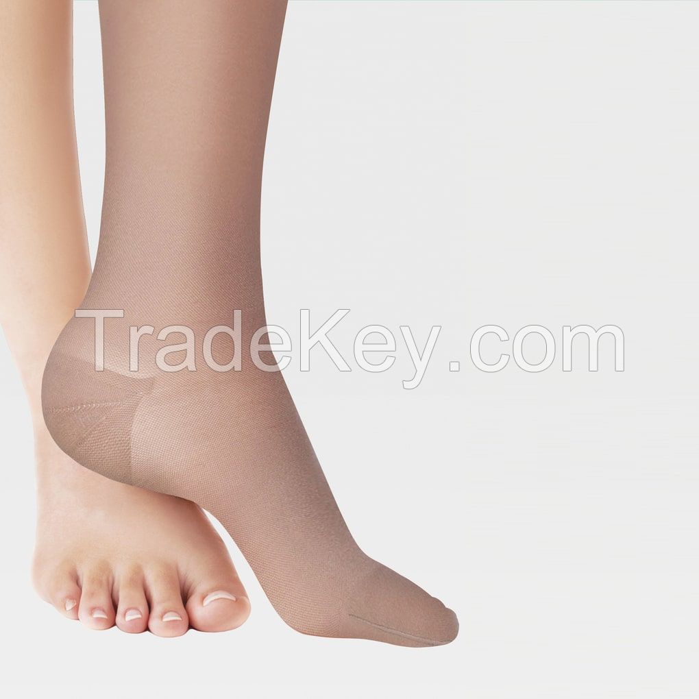 Compression Knee socks with a closed toe with a simple silicone-based elastic band ID-225