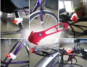 LED bicycle safety front light