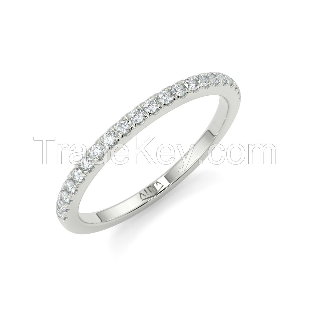 Bondi 13 Eternity Ring â€“ 18K White Gold