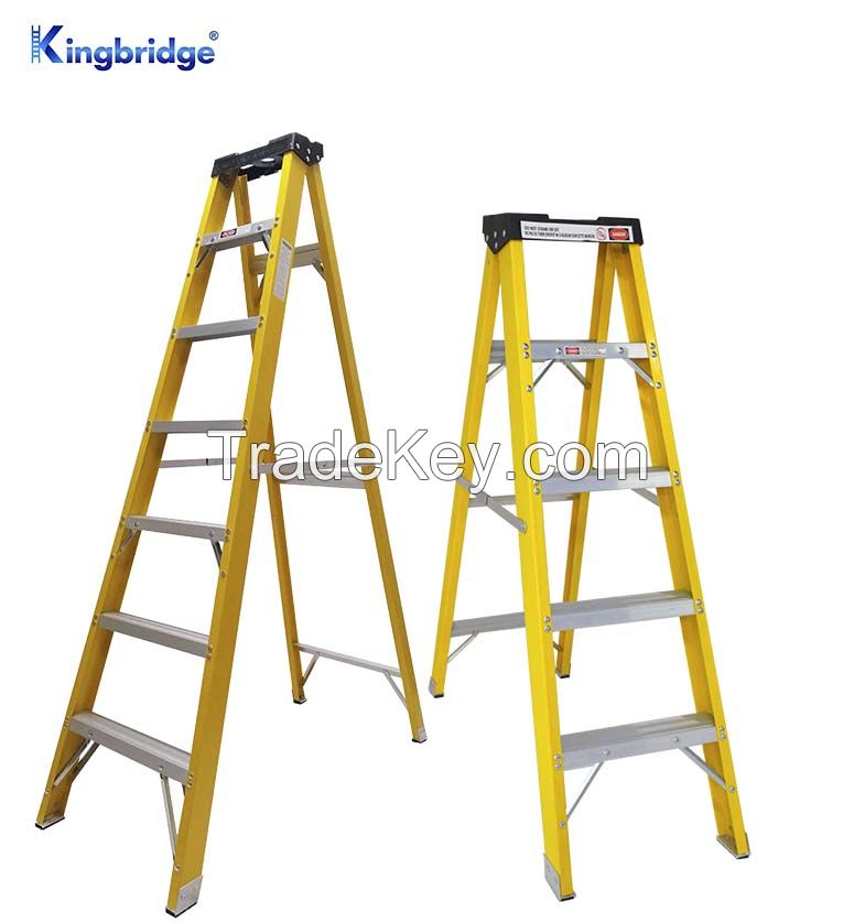 Industrial Single Side Fiberglass insulated Step Ladder