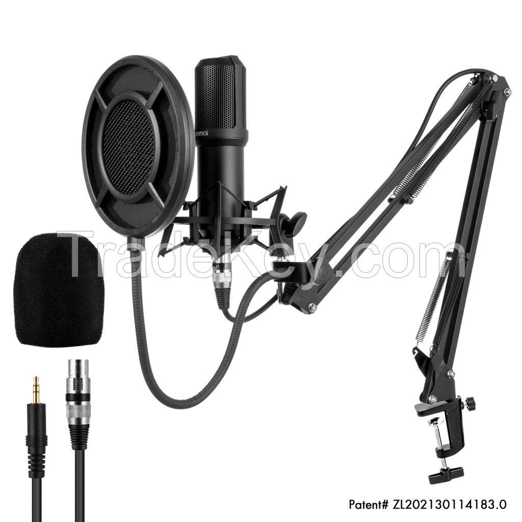 Yanmai Professional Condenser for Wired Recording Computer Live Streaming Microphone
