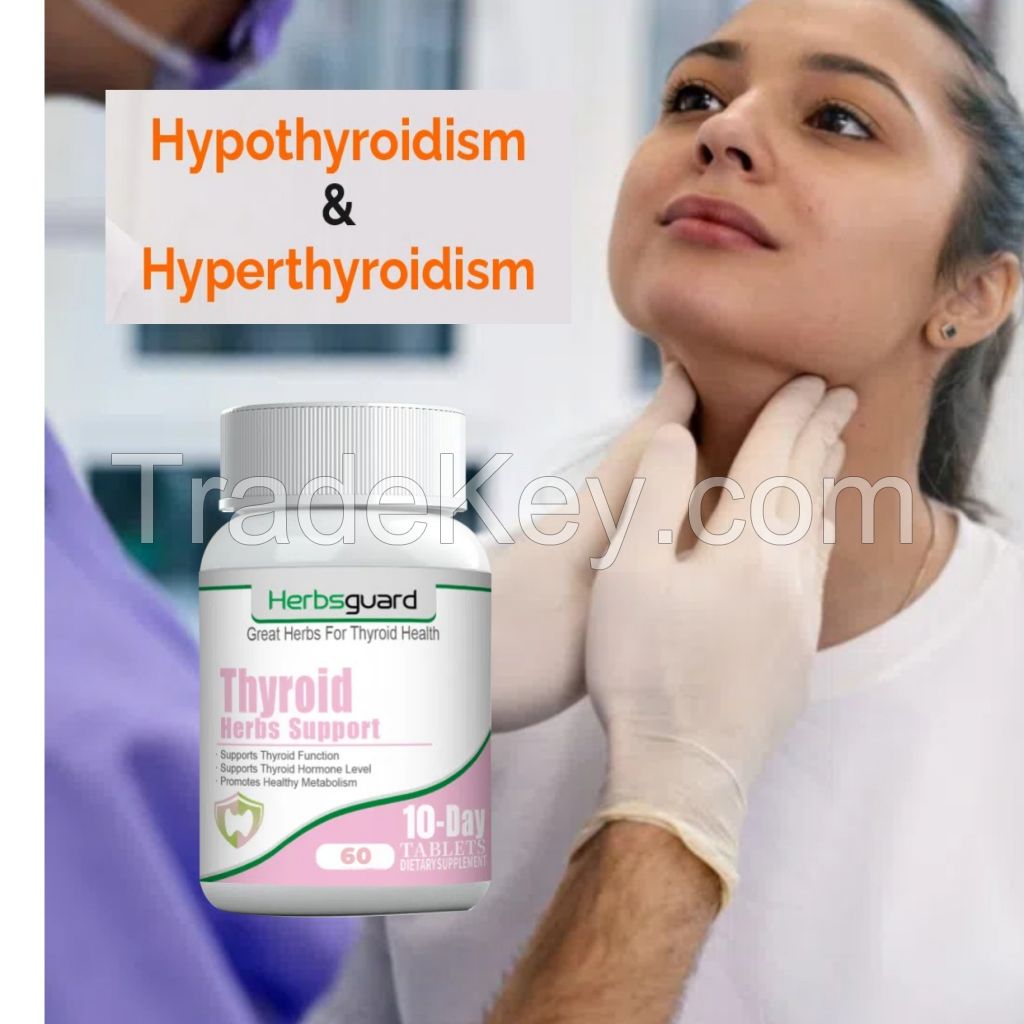 Thyroid Treatment Food Supplement for Thyroid Nodules Hypothyroidism Underactive Thyroid Low Thyroid Hyperthyroidism and Thyroiditis