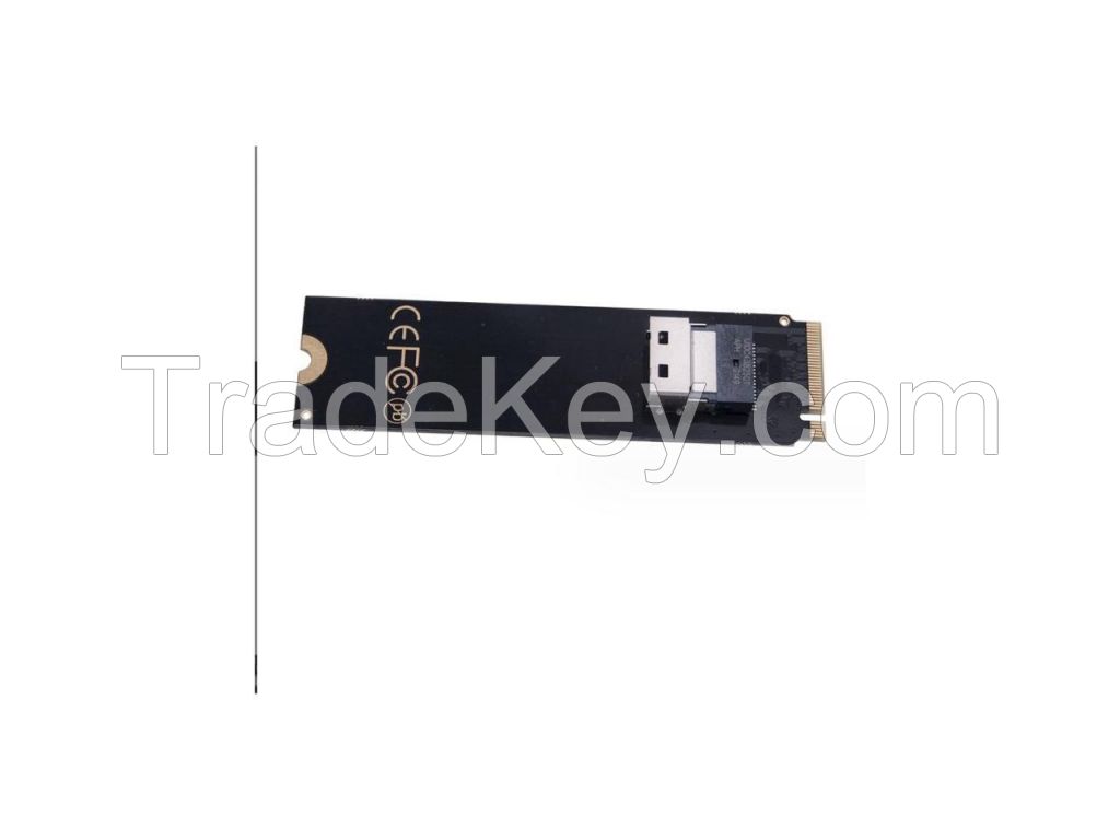 M. 2 hard drive interface to Slimline SAS (SFF-8654) adapter board