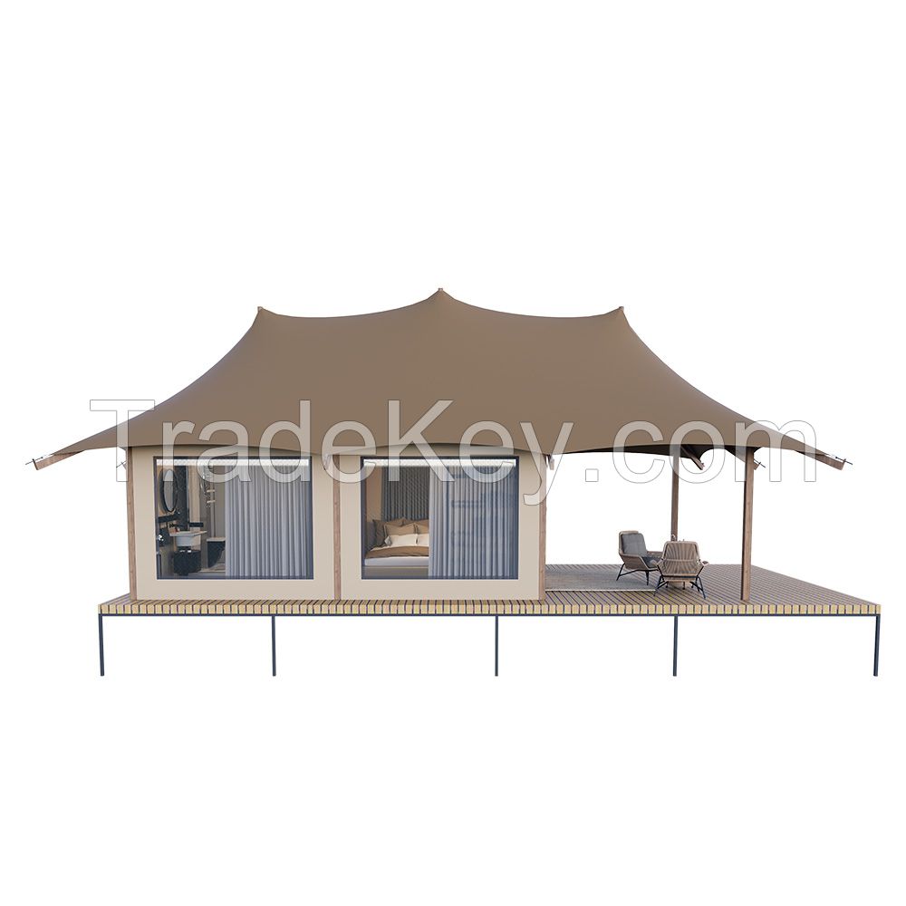 Outdoor Tent Lodge Canvas Glamping Luxury Tent - TONA