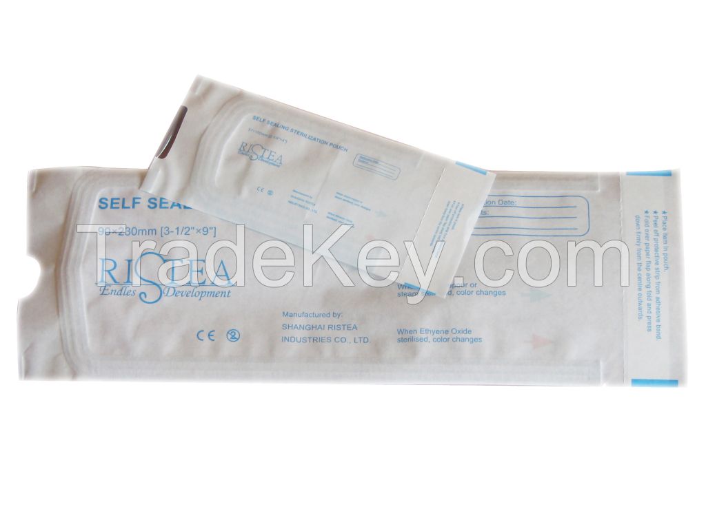 SELF-SEALING STERILIZATION POUCH