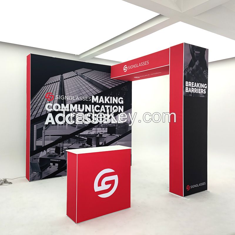 10x10 aluminum foldable reusable SEG pop up trade show display exhibit booth