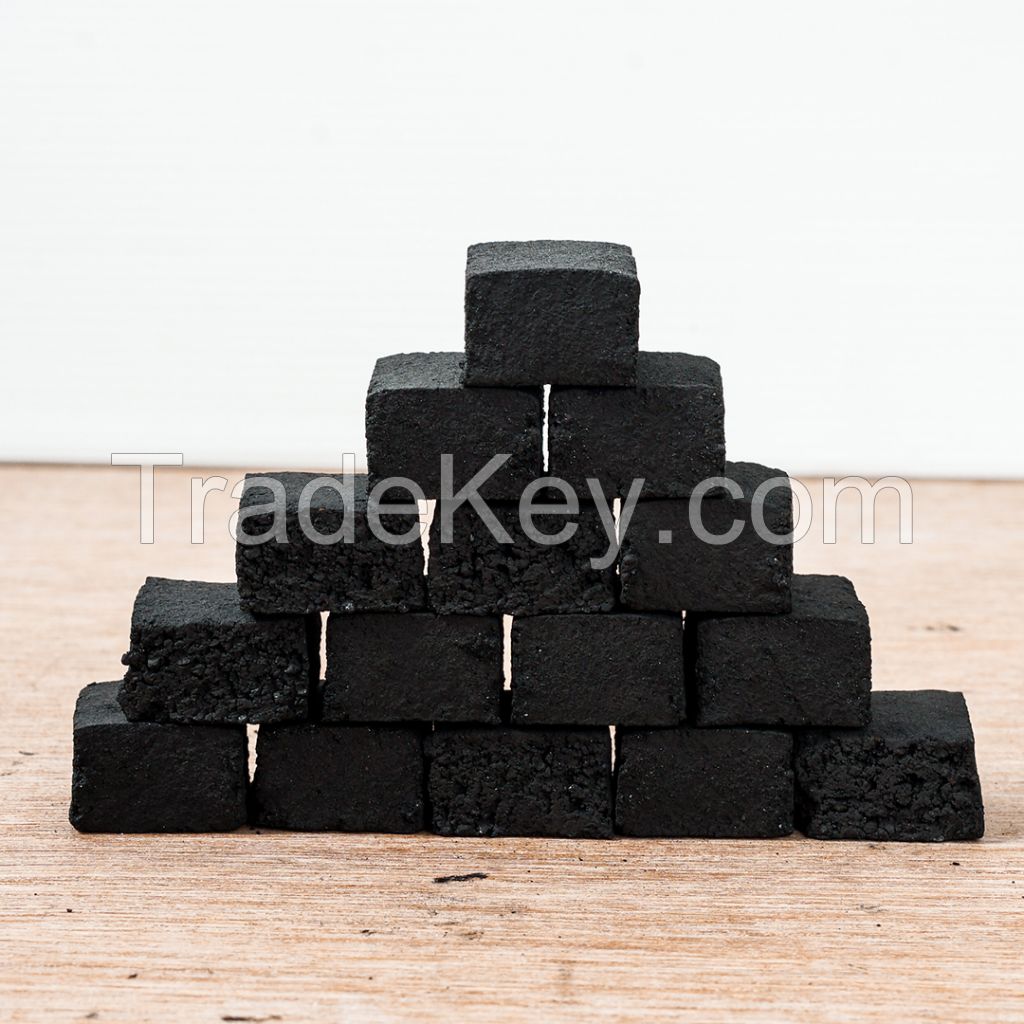 Coconut charcoal briquettes for shisha/hookah