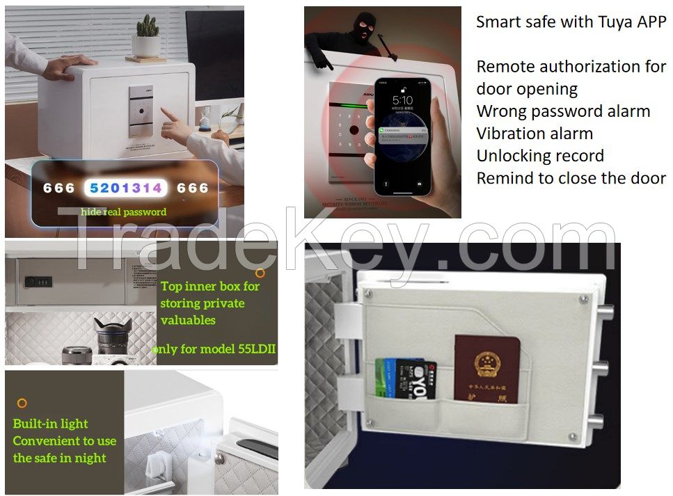 Smart biometric digital safe box