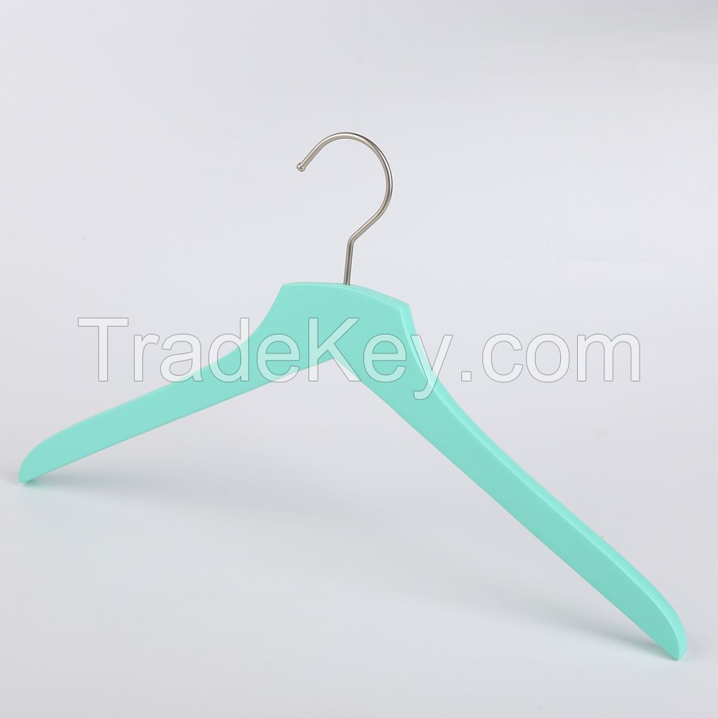 Wooden Hanger Tiffany Blue Fashion Trend Personalized High-end Adult Hanger Home Solid Wood Hanger