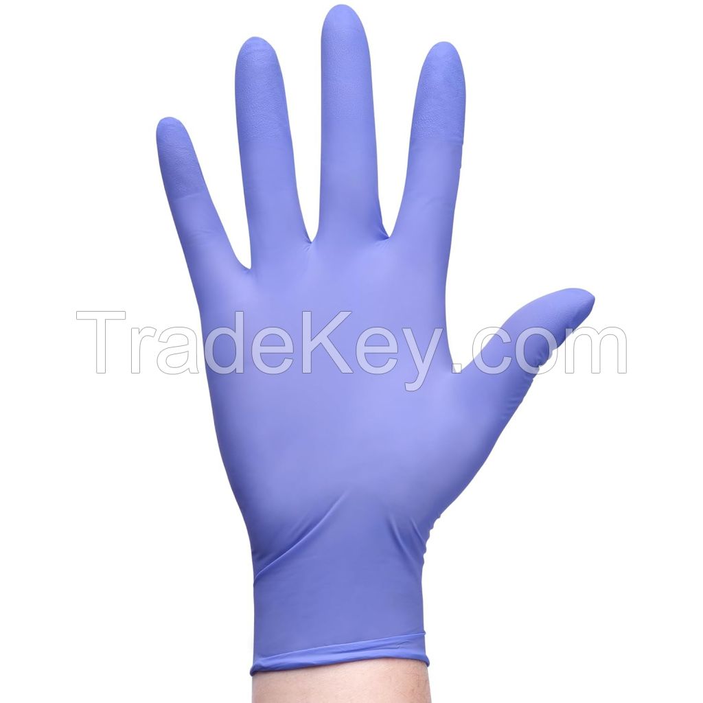 Disposable Nitrile Exam Gloves, 3mil, Medium,