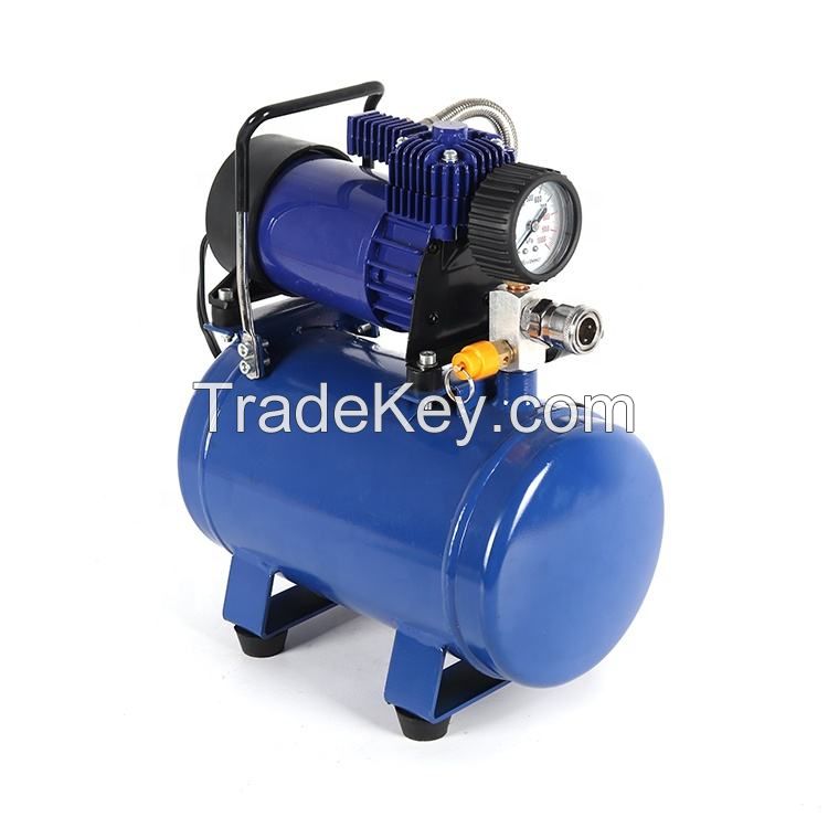  Tire inflation pump air suspension compressor with 1 gallon air tank for air suspension kit