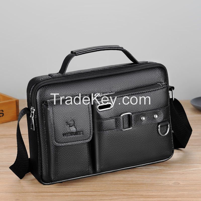 men fashion lightweight waterproof trendy crossbody shoulder business messenger bag