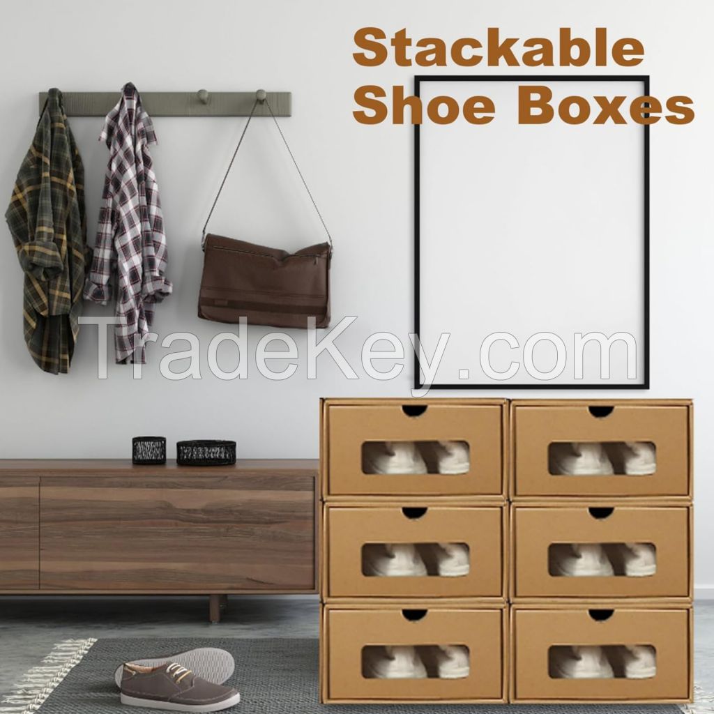 Shoe Storage Boxes Cardboard 