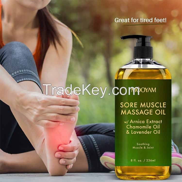 Chinese pain relief massage oil