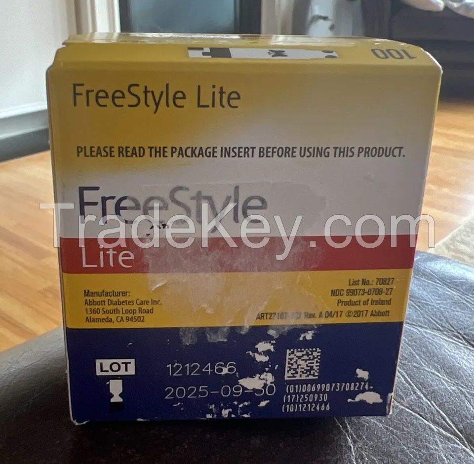 FreeStyle Lite Blood Glucose Test Strips 100ct